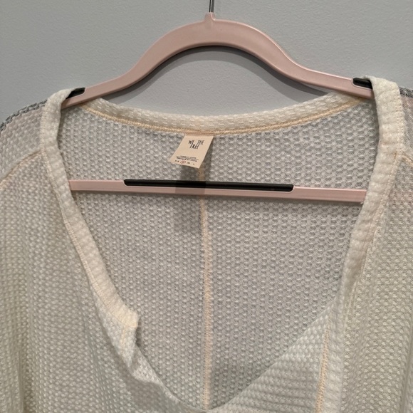 Free People x We the Free Women's Cream Knit Top - Picture 4 of 4